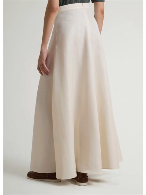 Gonna lunga in misto lino WOOLRICH | CFWWSK2008FRUT3043.8743